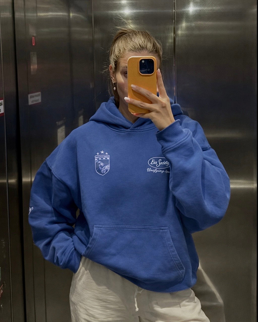 Field Union Blue Indigo Hoodie