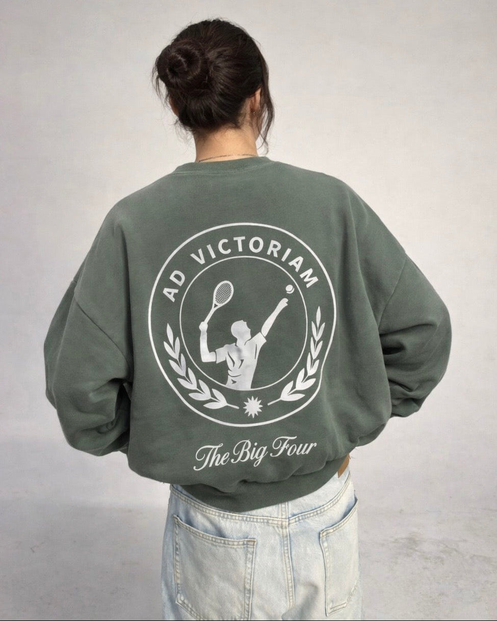 Court Elegance Green Hoodie