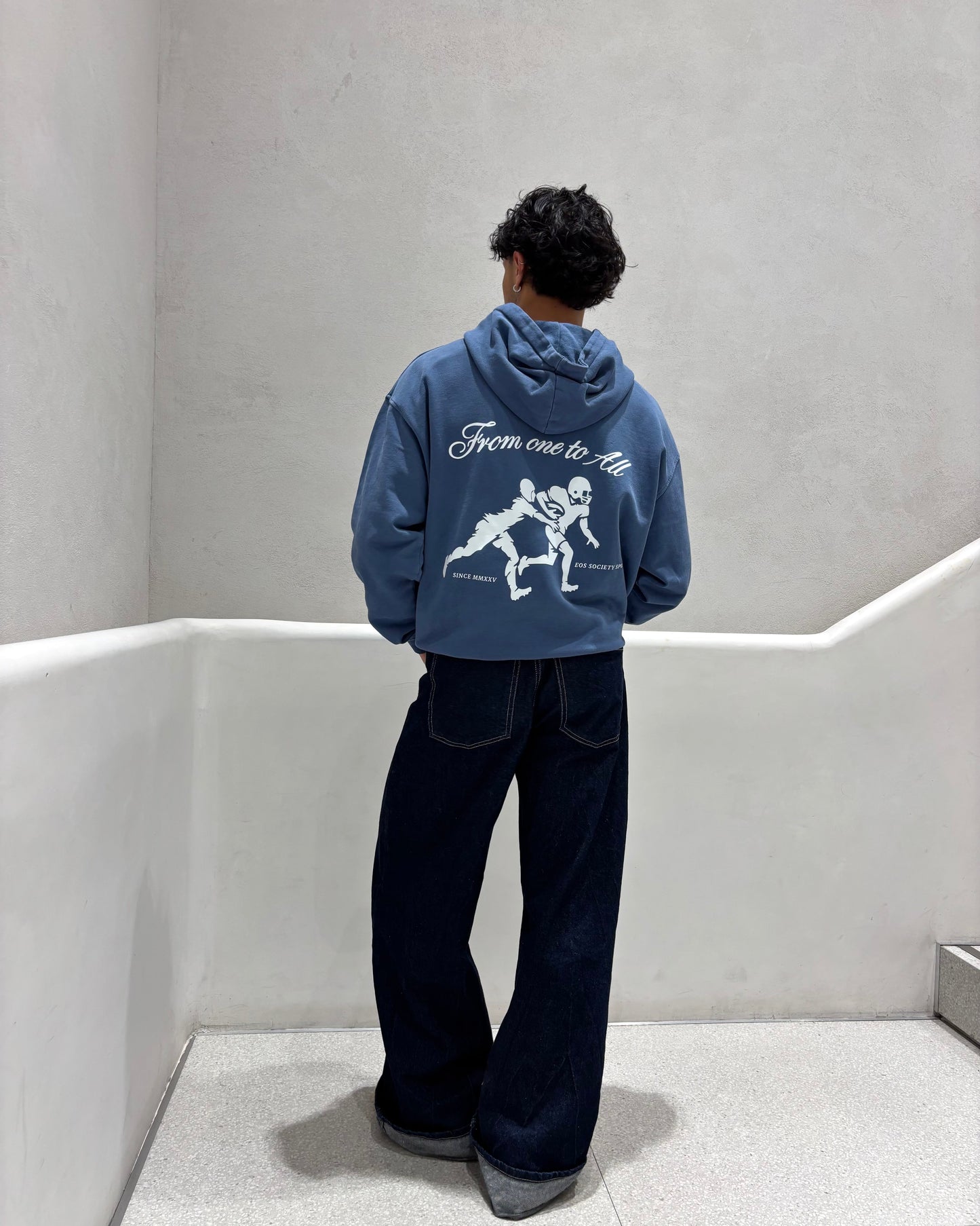 Field Union Blue Indigo Hoodie
