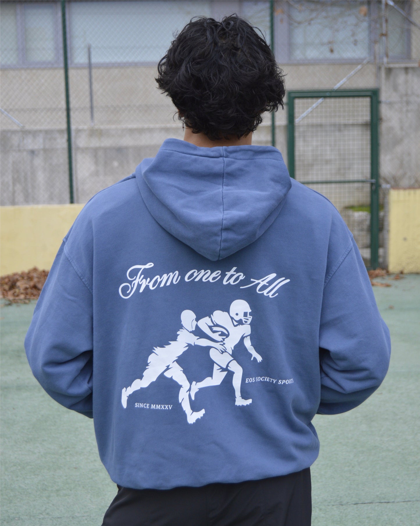 Field Union Blue Indigo Hoodie